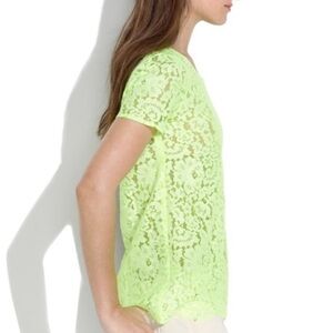 MADEWELL lace fluorescent tee M